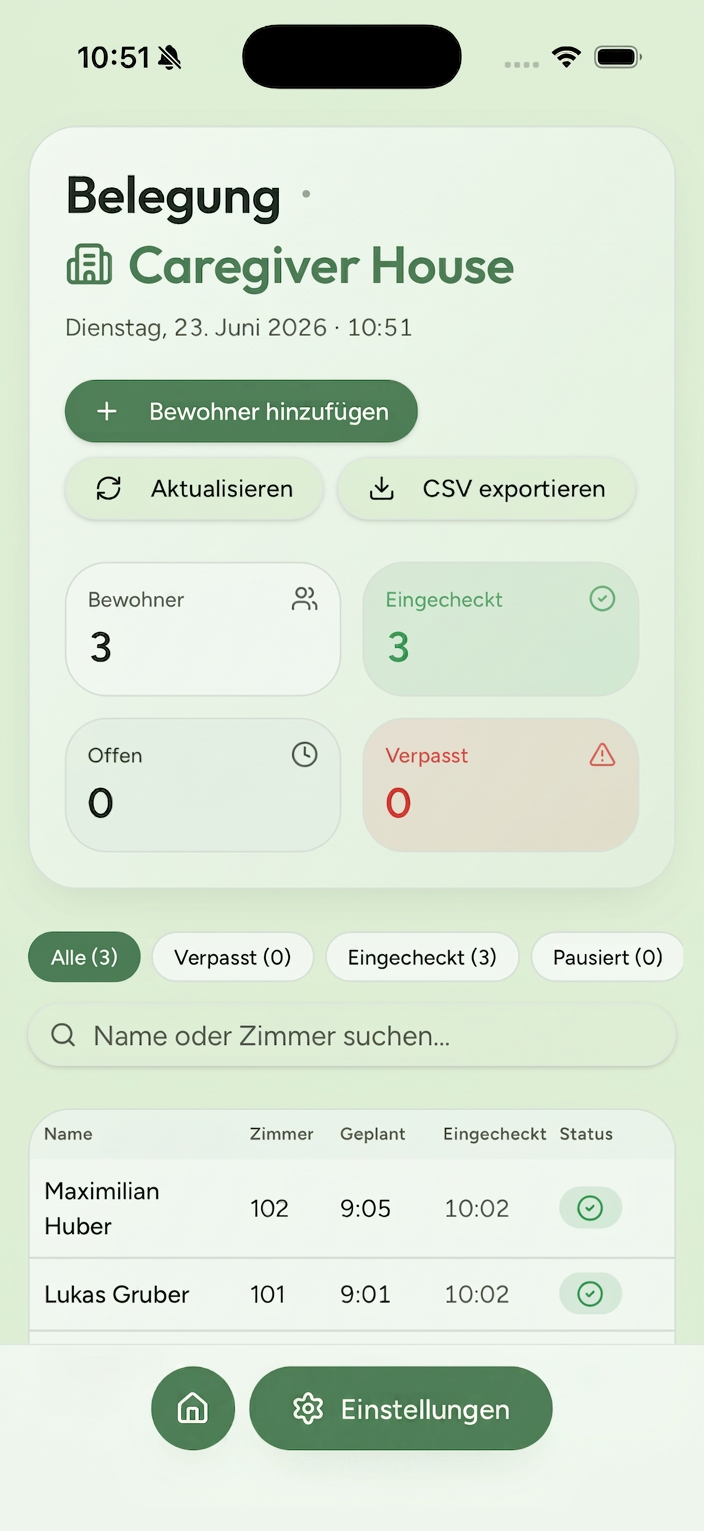 Live-Dienstplan